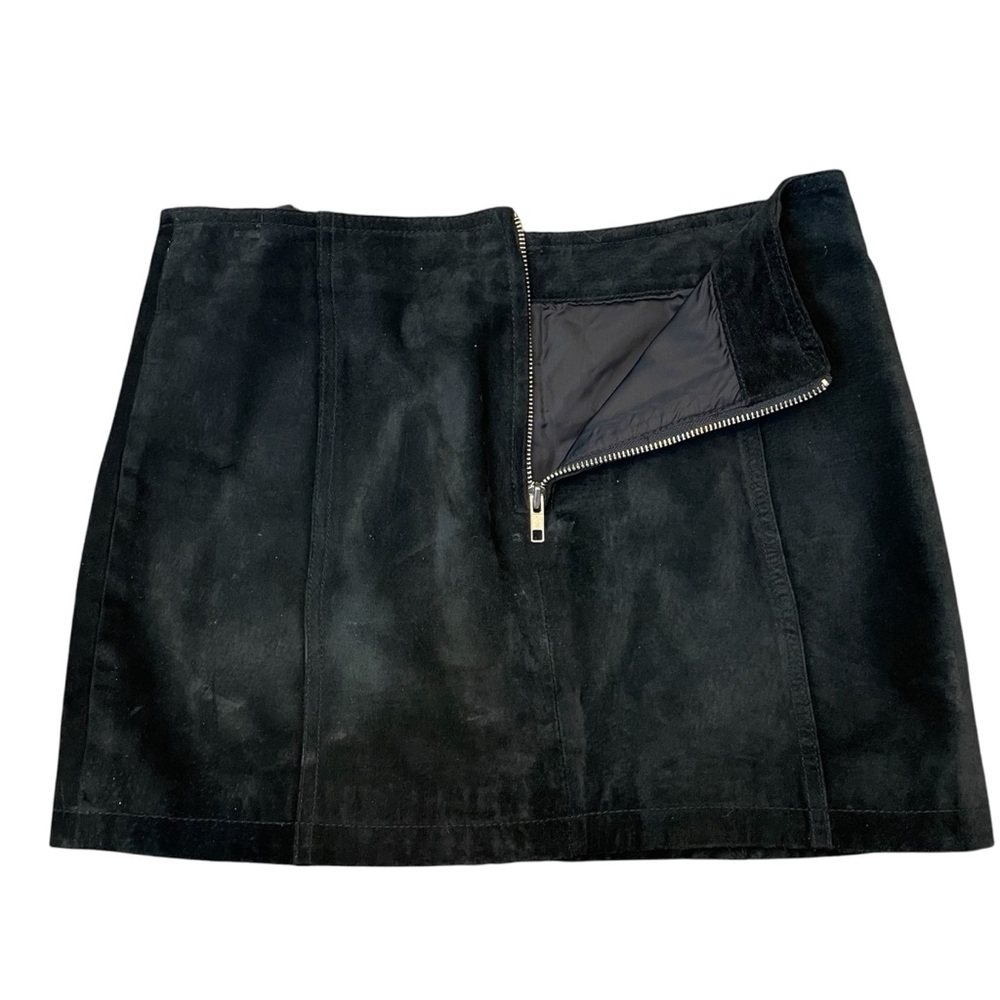 Wilson’s Leather Maxima Y2K Chain Lace Up Goth Biker mini skirt - Picture 4 of 9